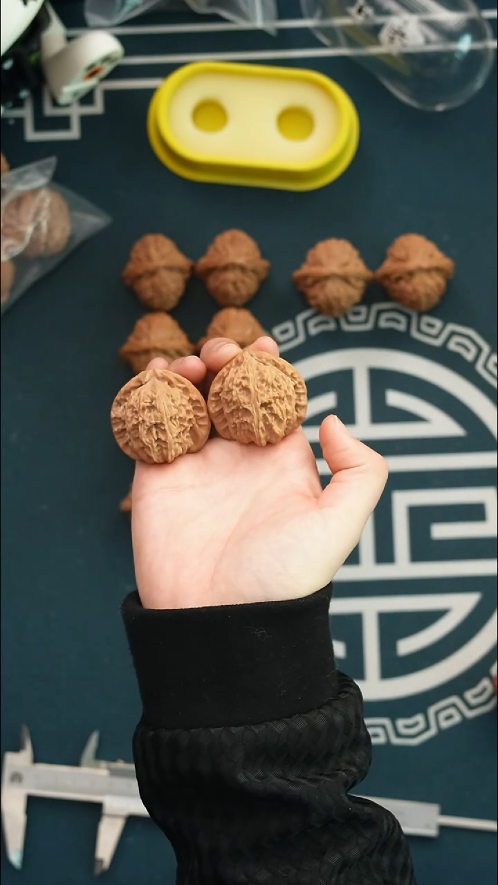 吊坠文玩核桃三角白40.5全