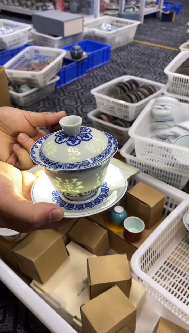 陶瓷景德陶瓷茶具容量约150