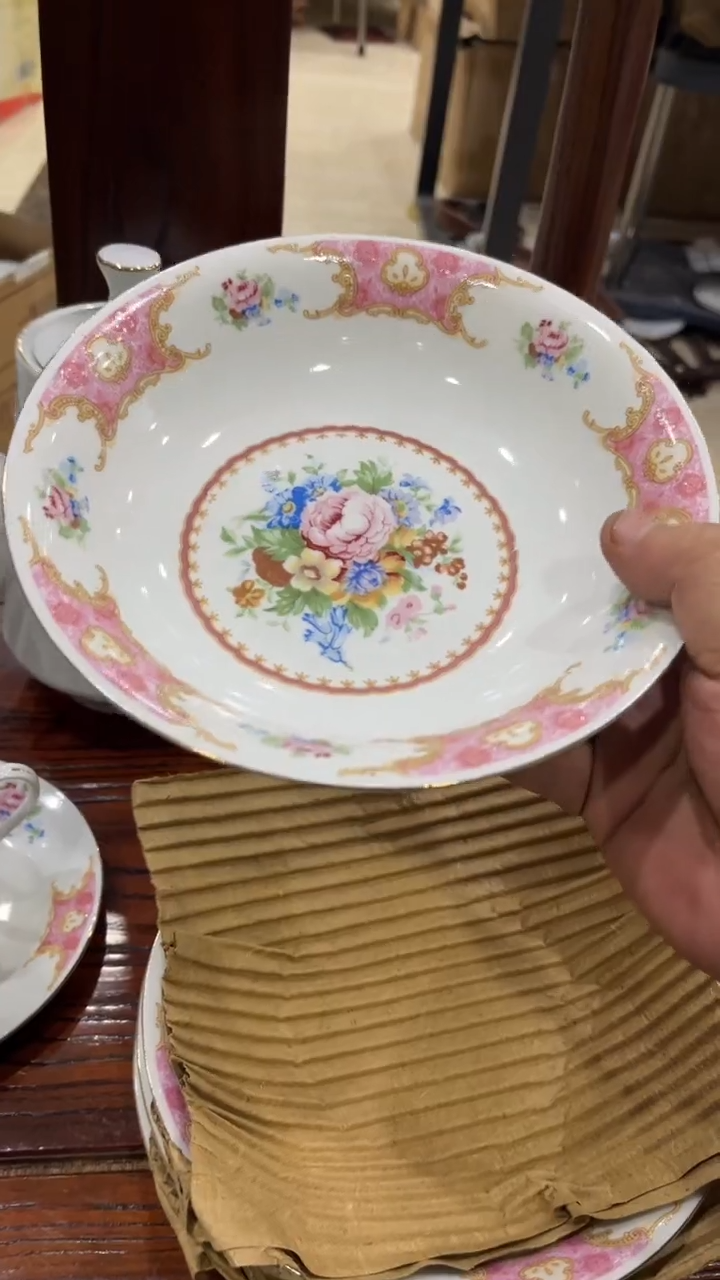 微瑕19尺码湖南醴陵釉下五彩陶瓷