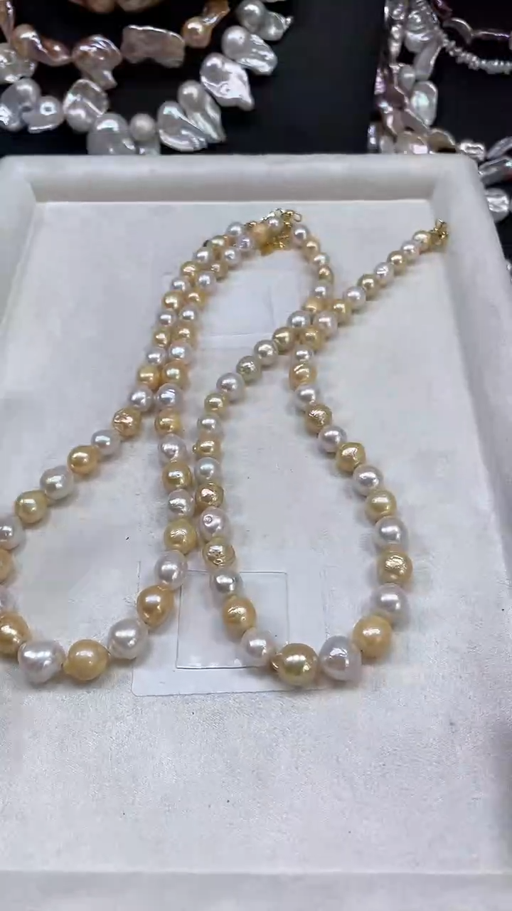 未镶嵌项链淡水珍珠【纯恬饰品】（多样性发货发一）