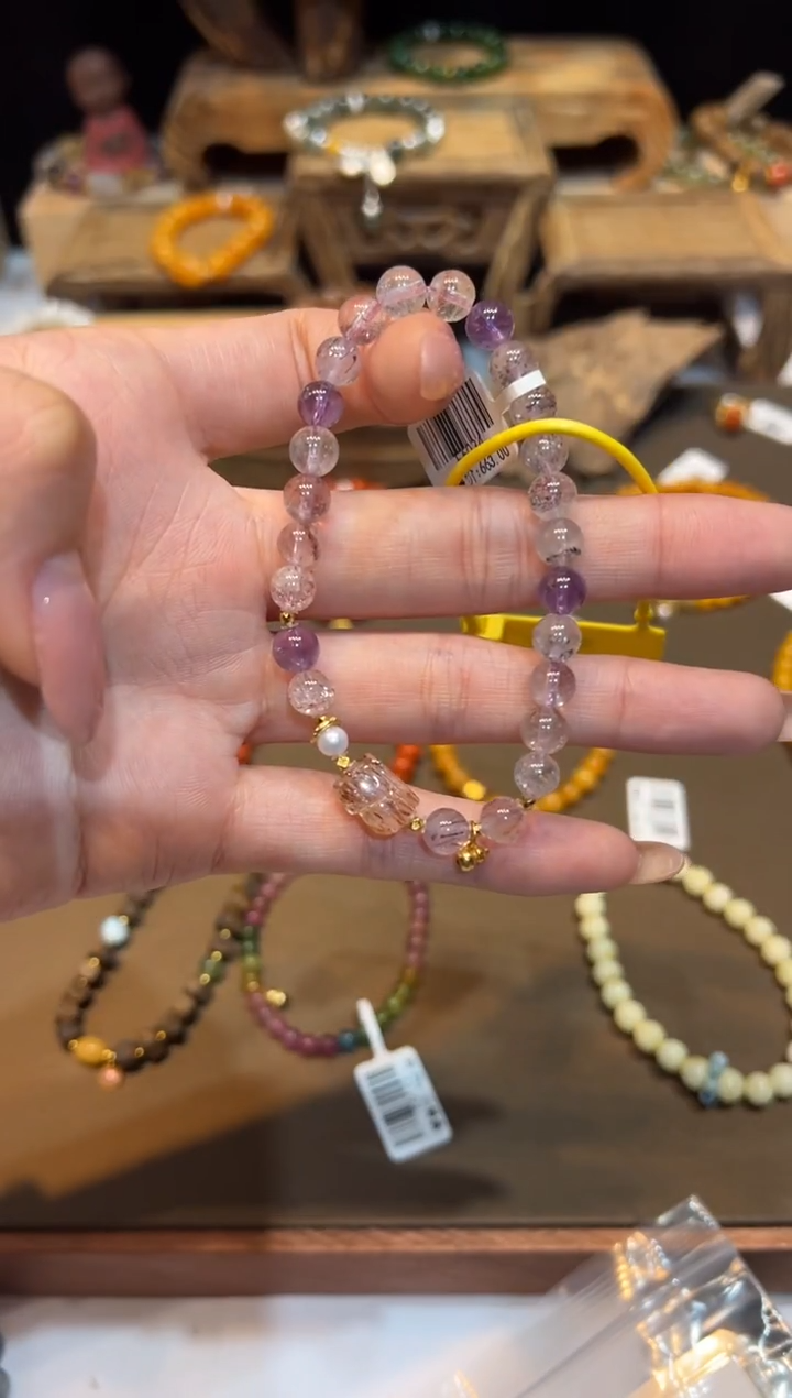 未镶嵌手链水晶手饰@@F6034