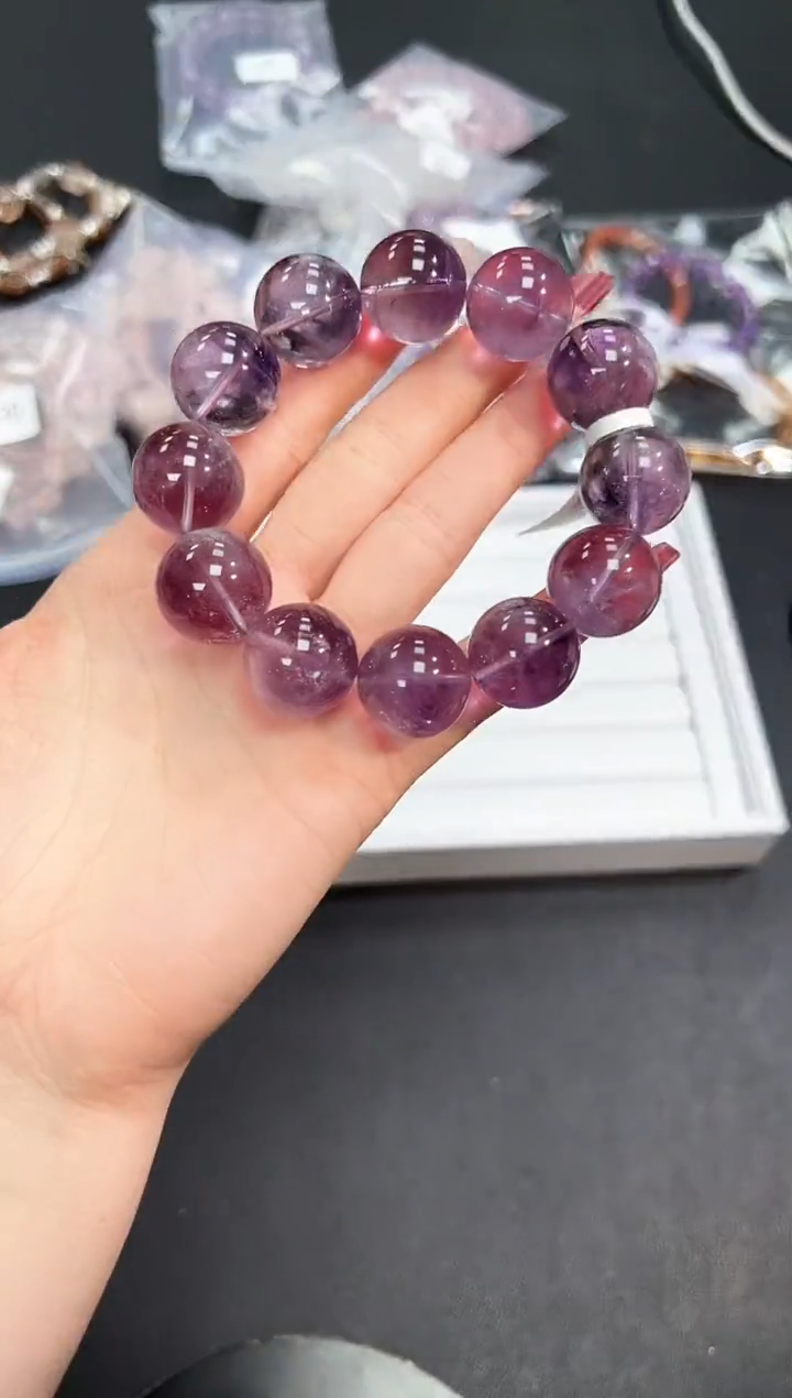 【闪购商品】水晶手串未镶嵌34m多样性发其一/1条默认微瑕