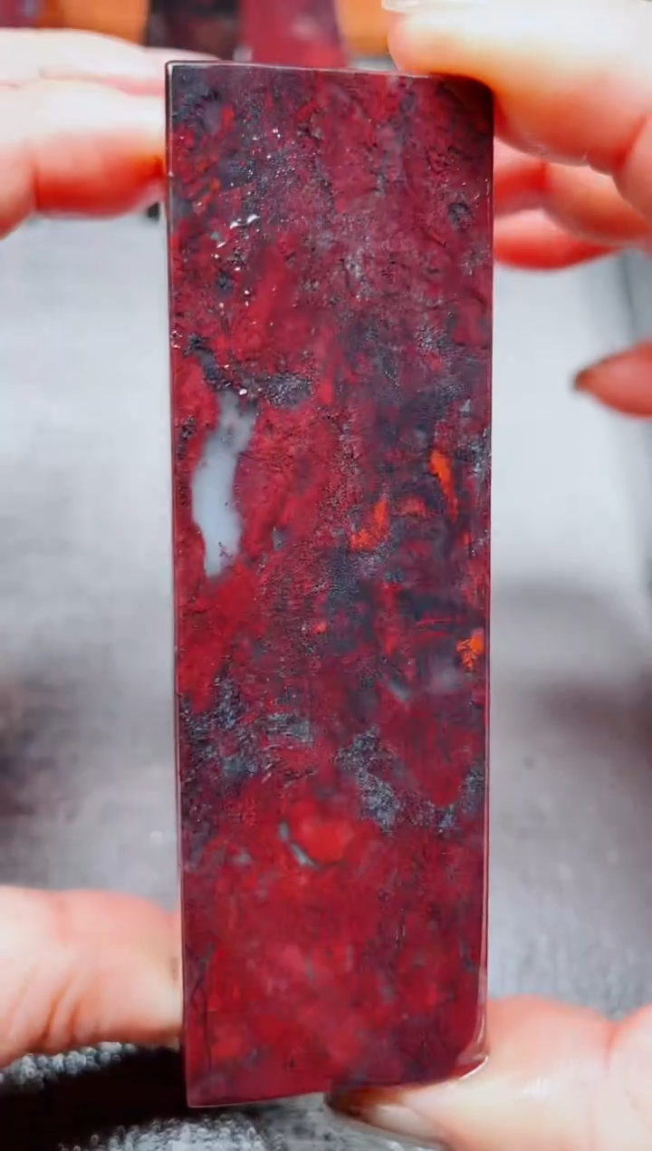 玉桂林鸡血玉素章--5