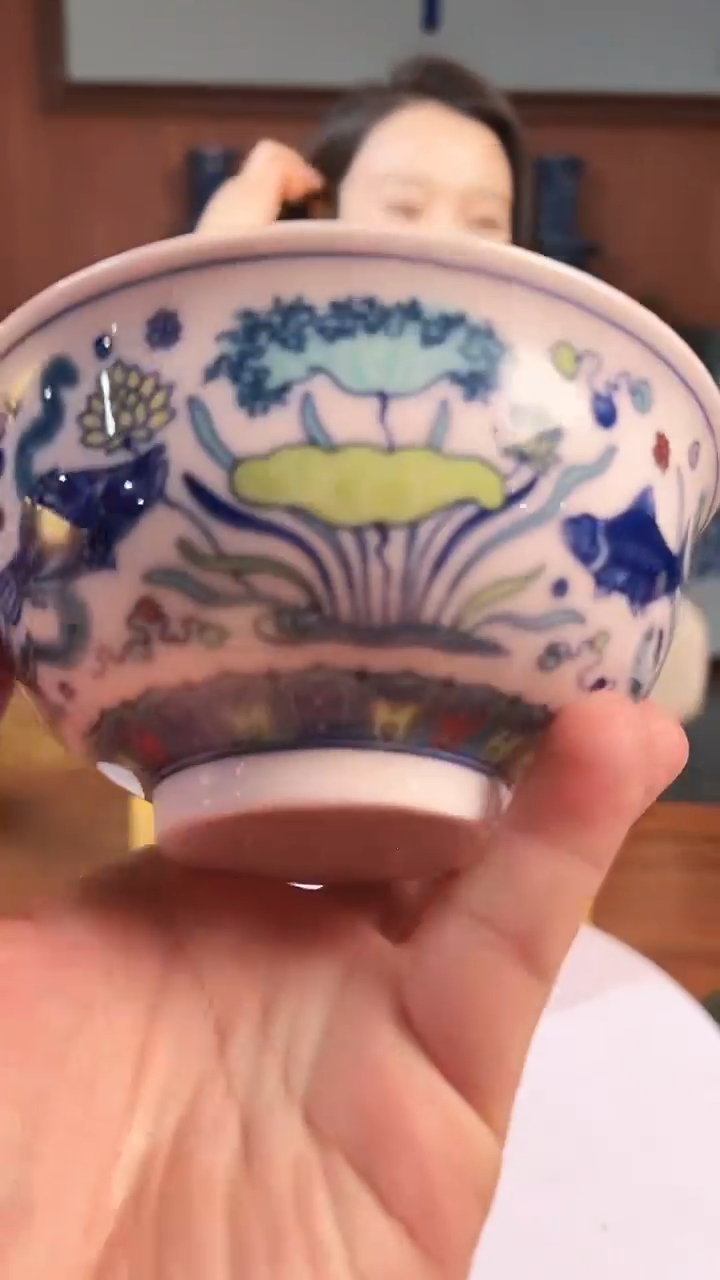 摆件陶景德镇陶瓷青花摆件4