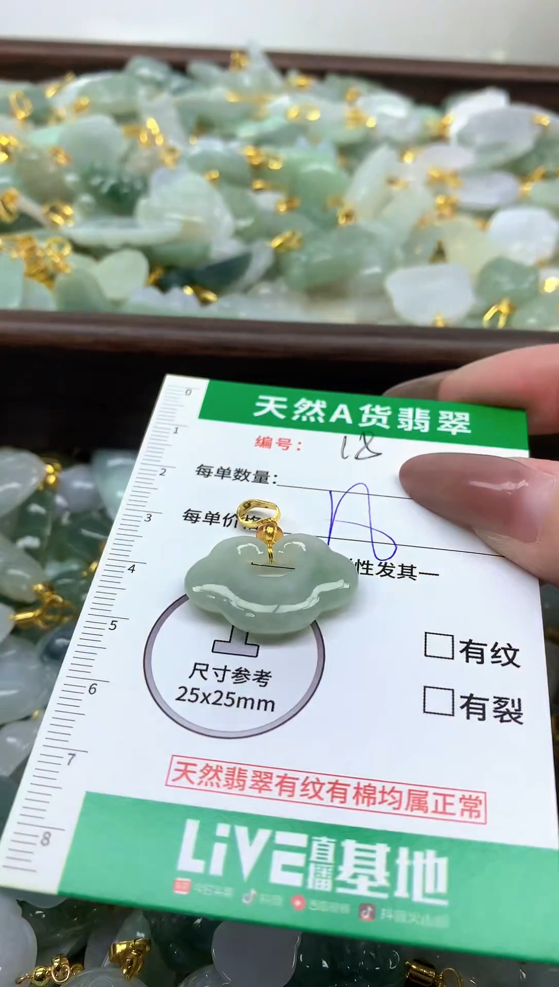 颈饰未镶嵌翡翠未镶嵌a货翡翠-25