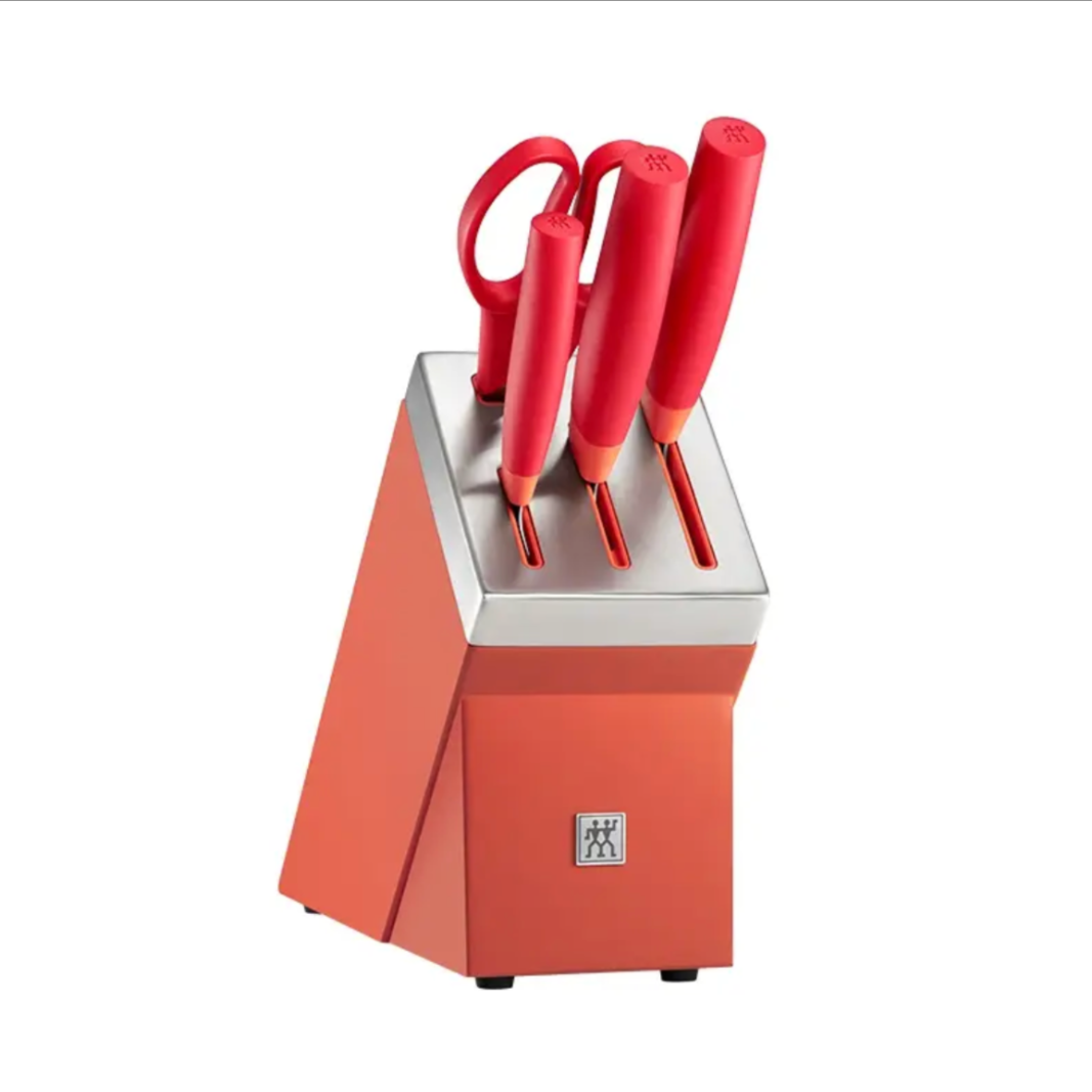 【A等品微瑕】双立人 Now S 刀具套装5件套(石榴) 54350-015-722