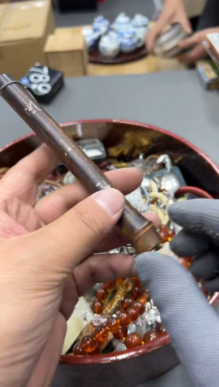 竹徽****东工艺品小四孤品收藏