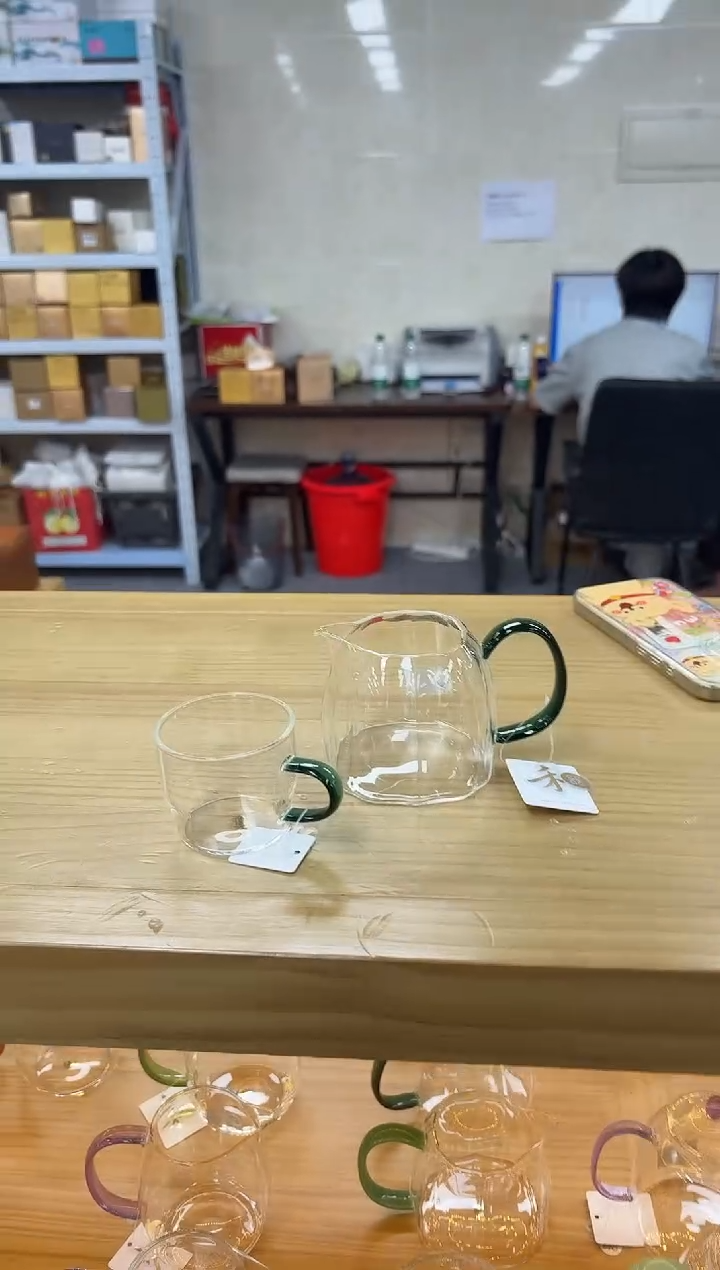 禾器倾妍茶海墨绿色+禾器清尚杯一个装