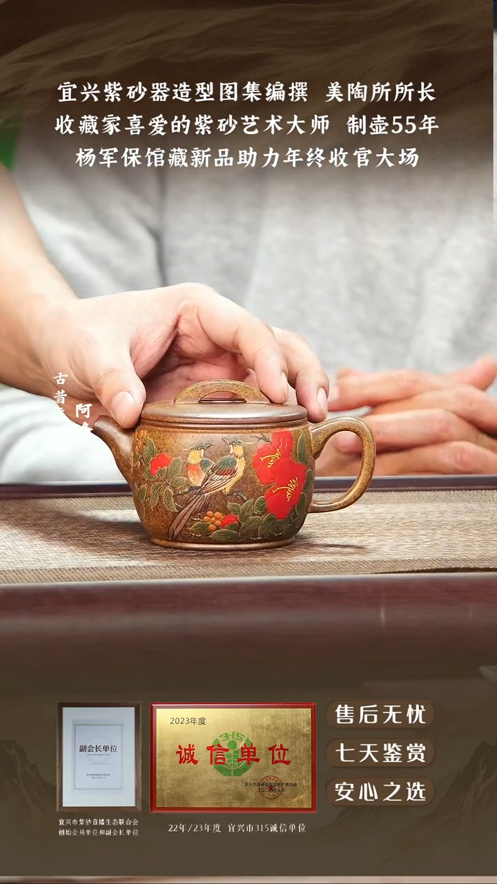 杨军保黄金段柴烧汉瓦200cc