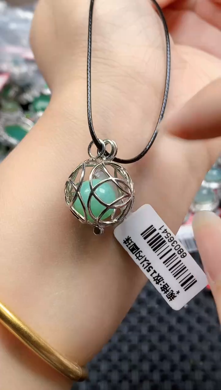 银S925镶嵌戒指翡翠天然A货缅甸翡翠