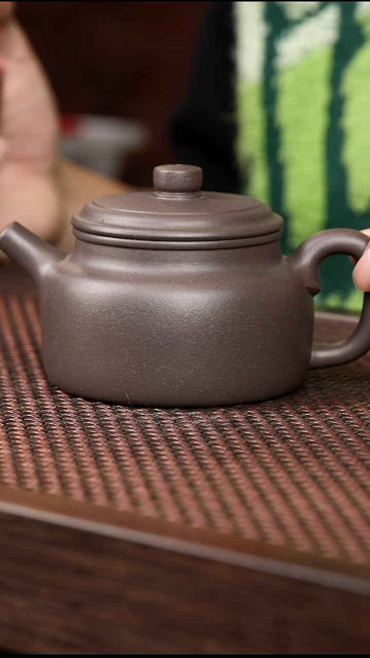 茶杯紫砂天青德中+葵口杯