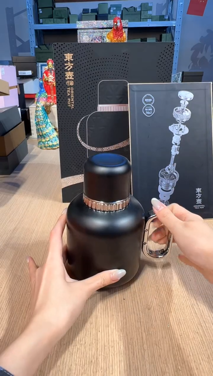 【闪购商品】杯162十八藏东方壶（黑）  