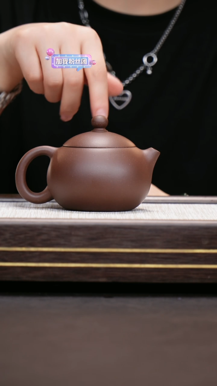 茶壶紫砂深井紫泥  西施