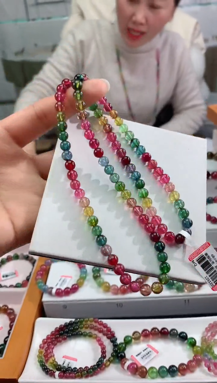 【闪购商品】碧玺手链未镶嵌多样性发一条