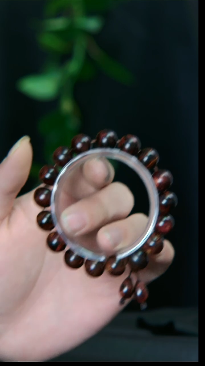 【闪购商品】黄花梨/降香黄檀手串/手链多彩紫油梨12鬼脸