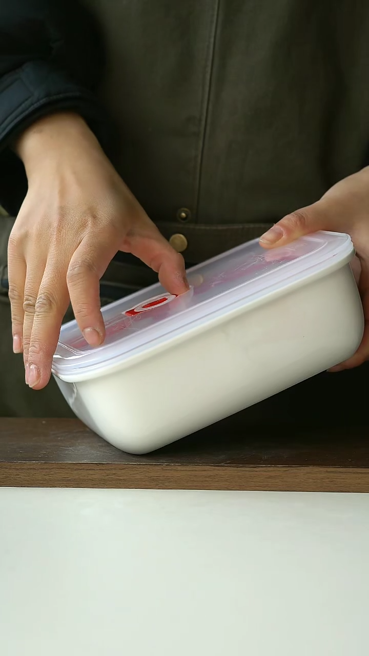 【闪购商品】陶瓷极简白分餐盒@4-2@