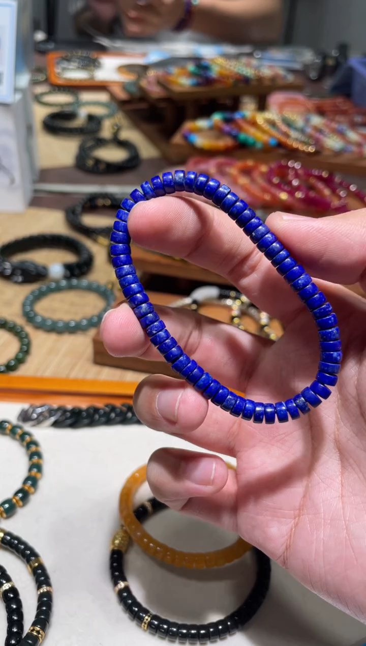 未镶嵌青金石手串5.5mm青金石手串