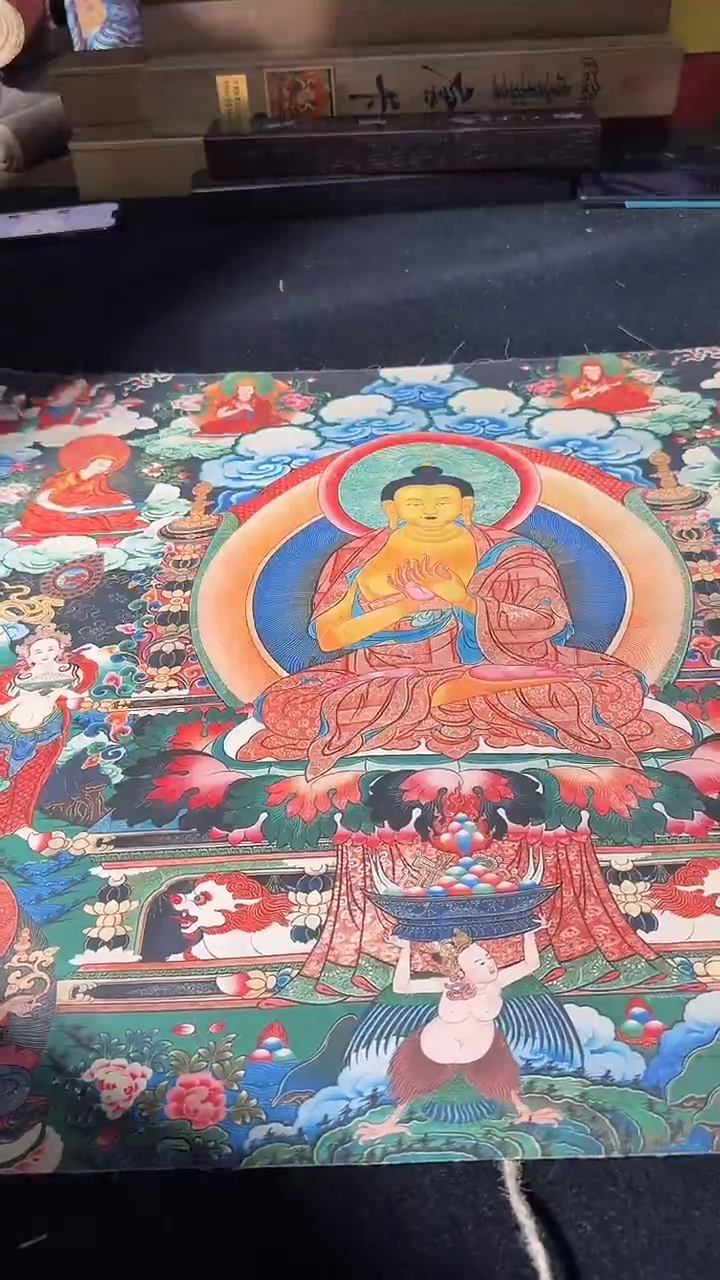 卷轴画藏式珍藏彩绘艺术馆47