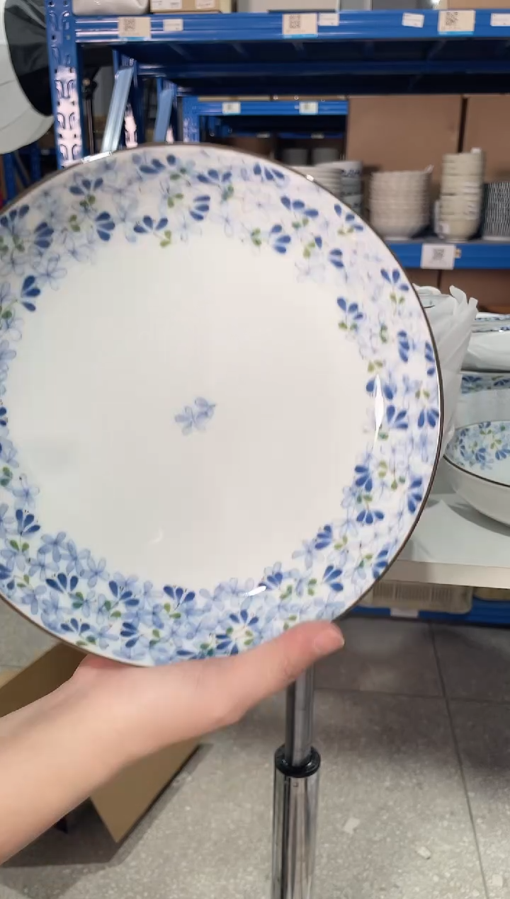 陶瓷小蓝芽【1支】大圆盘8.7英寸