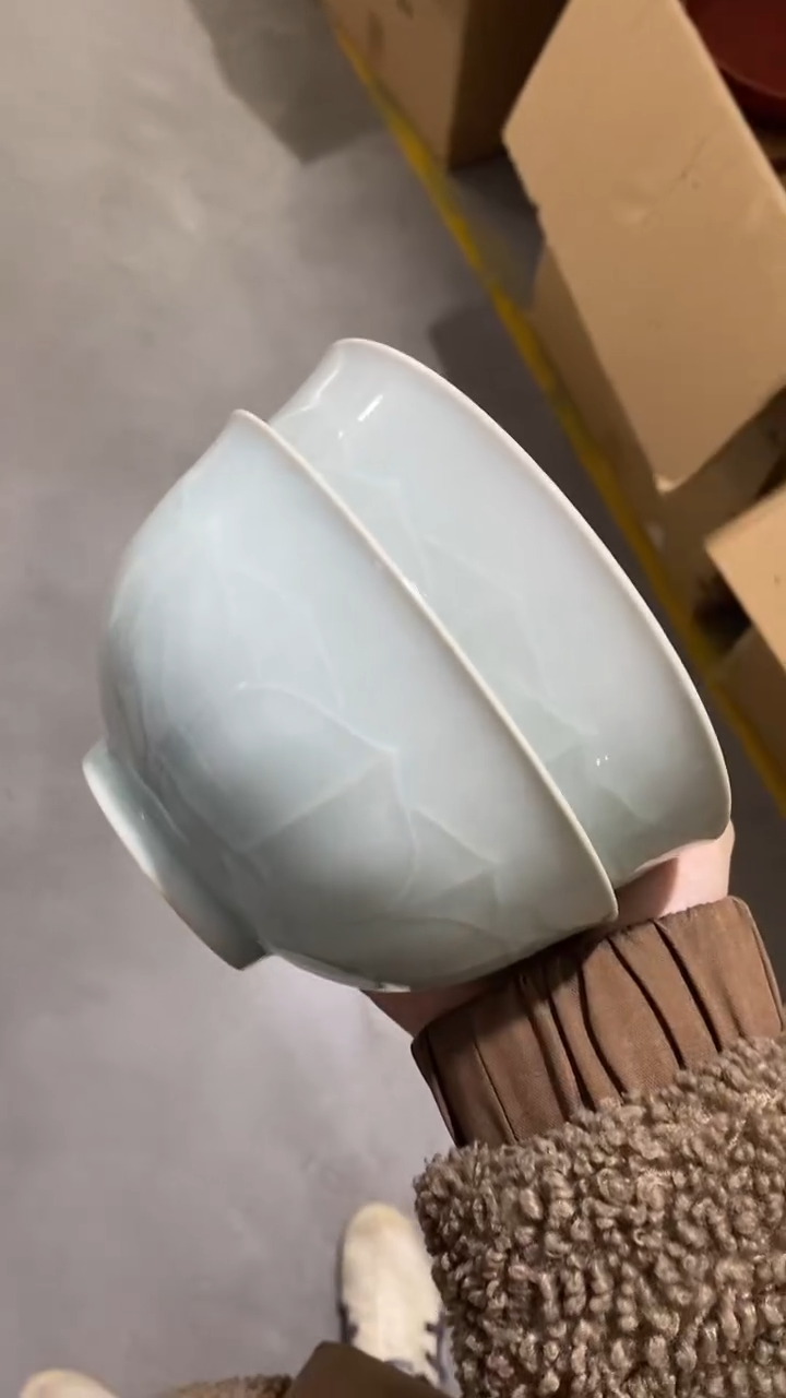 瓷片一对陶瓷茶具茶器