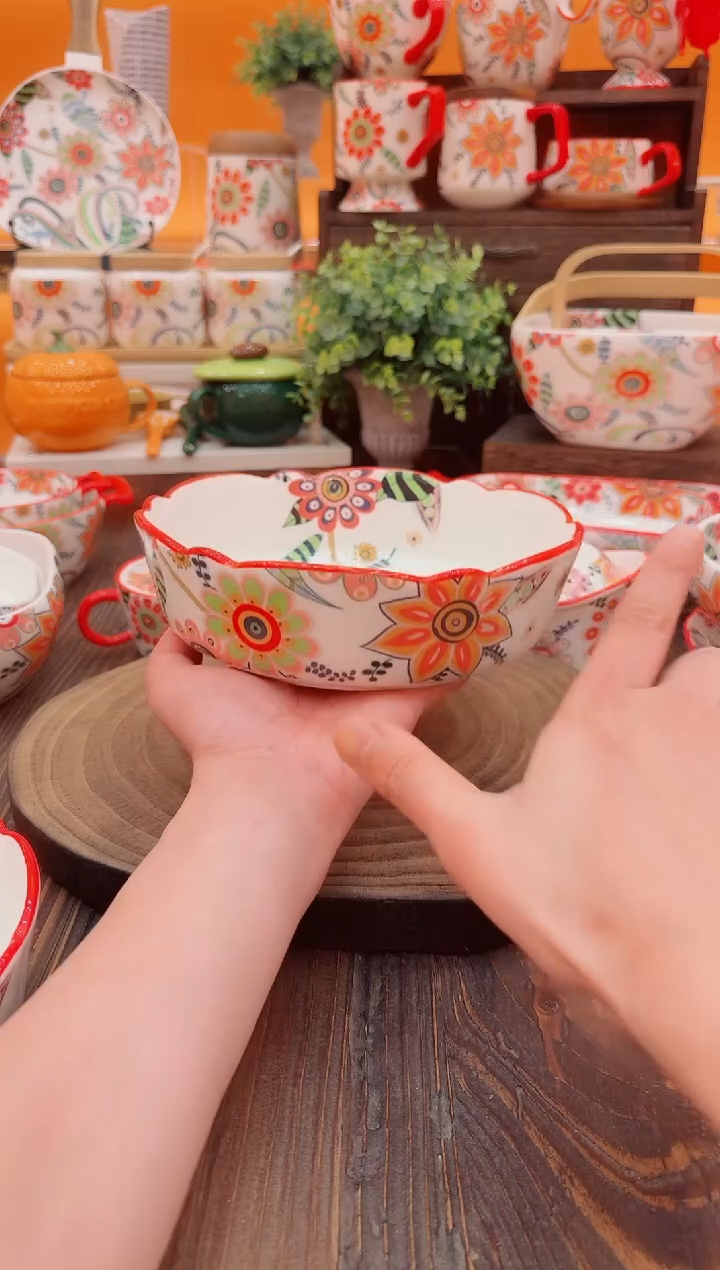 罐景德镇陶瓷餐具碗碟盘子