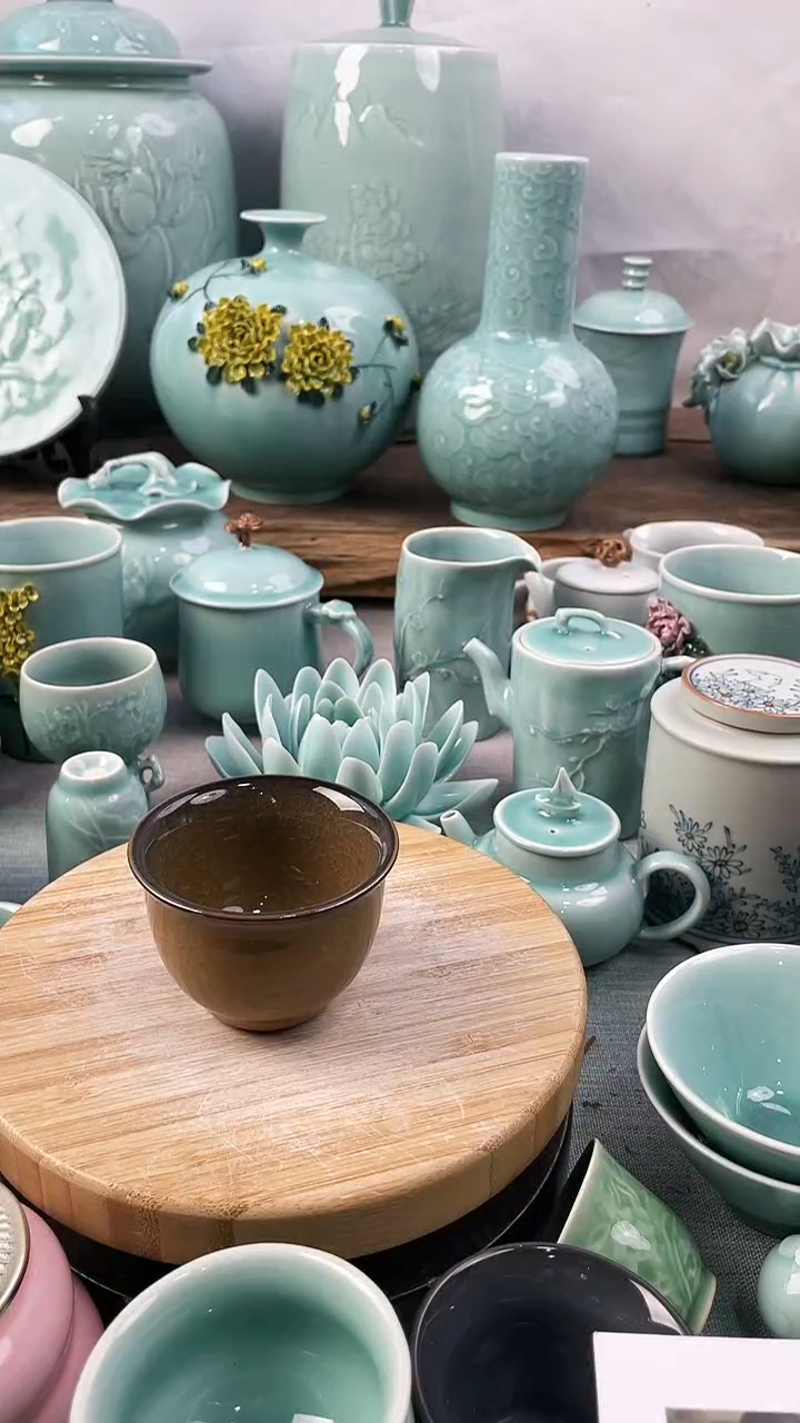 【闪购商品】特价 微瑕 慧仙青瓷