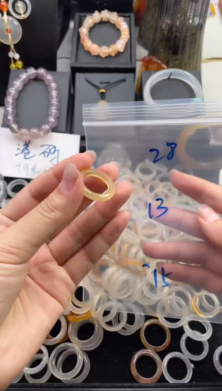 未镶嵌戒指玛瑙/玉髓28