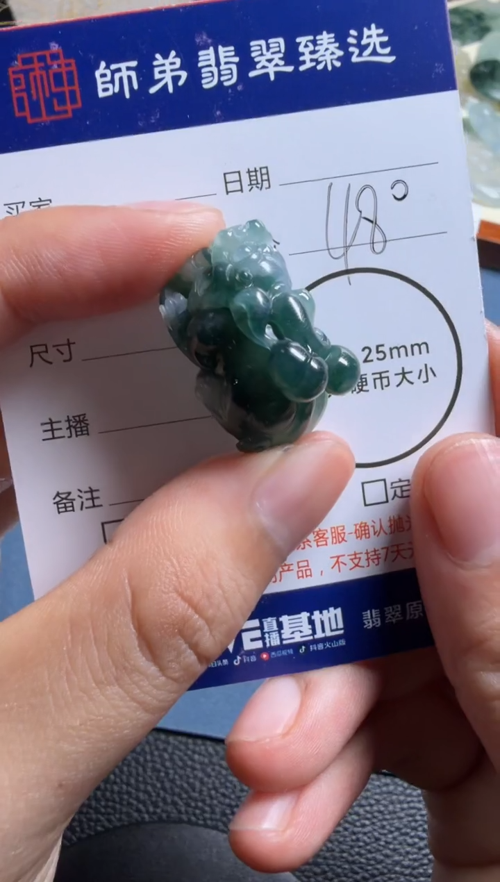 未镶嵌定制翡翠貔貅