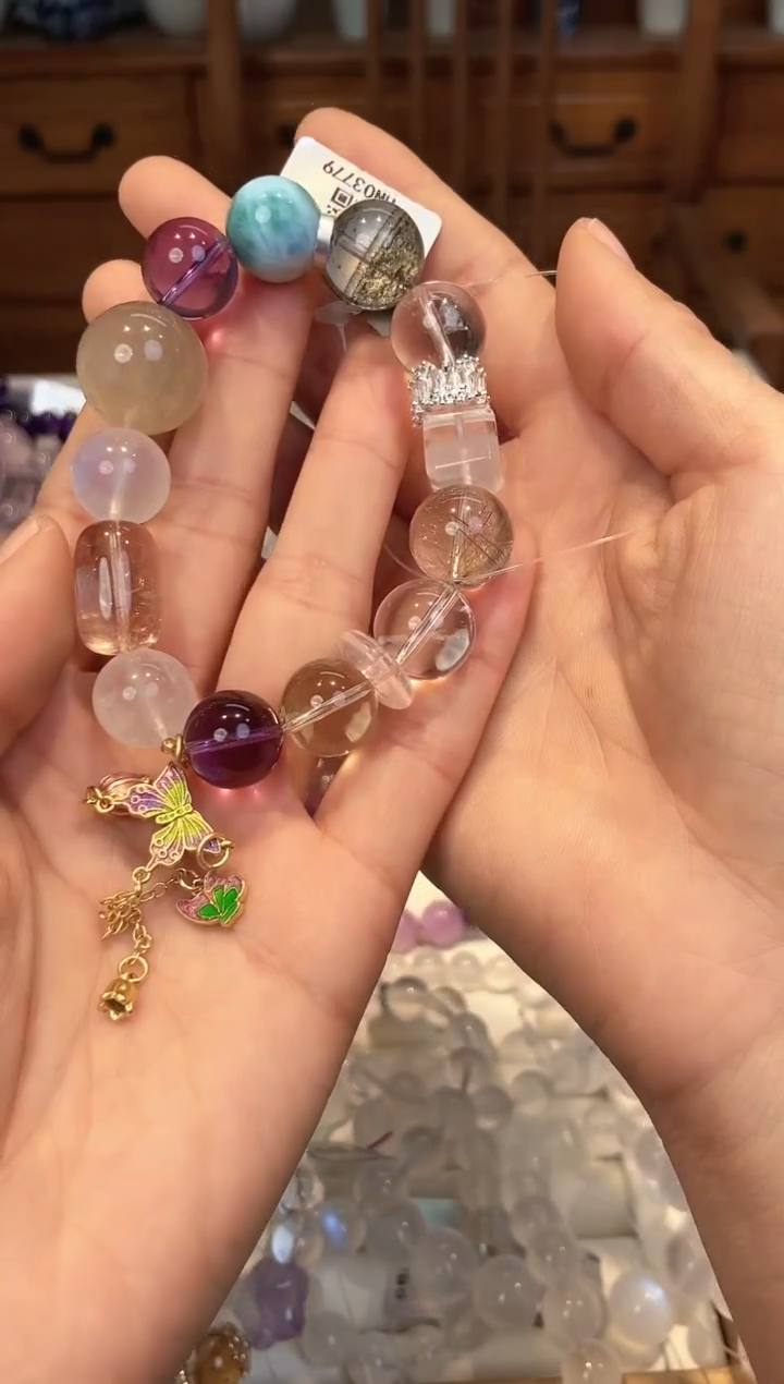 【闪购商品】水晶手串未镶嵌多宝