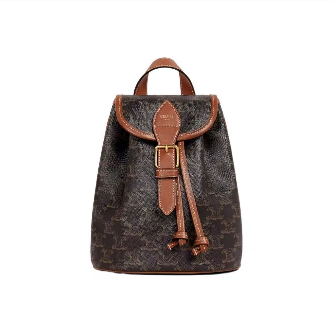99新 Celine/思琳 99新 思琳 安洁利严选双肩包/BK0145978单肩包