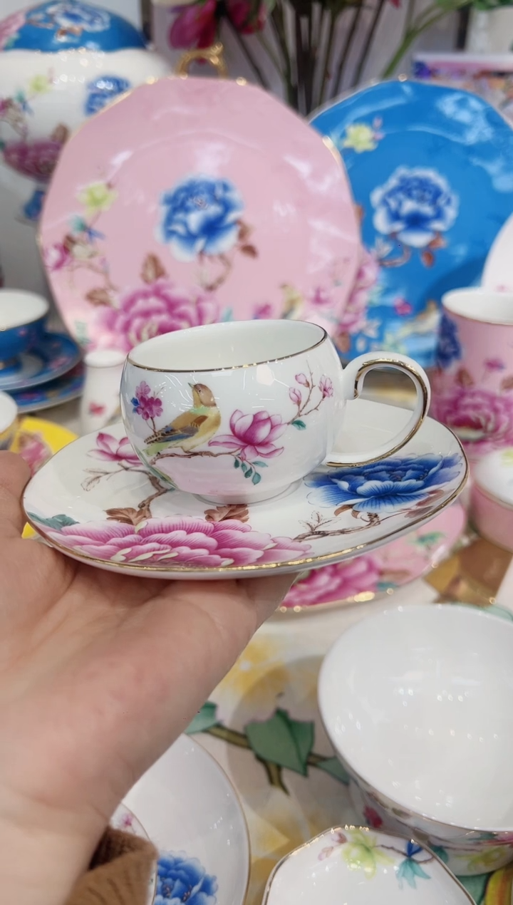 【闪购商品】骨瓷杯碟·