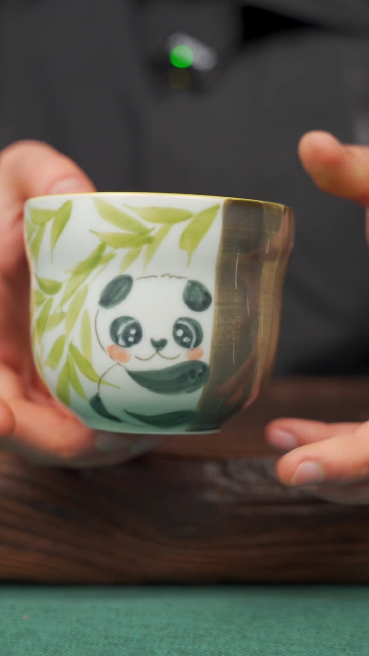 【闪购商品】瓷片56景德镇杯釉下手工手绘瓷器