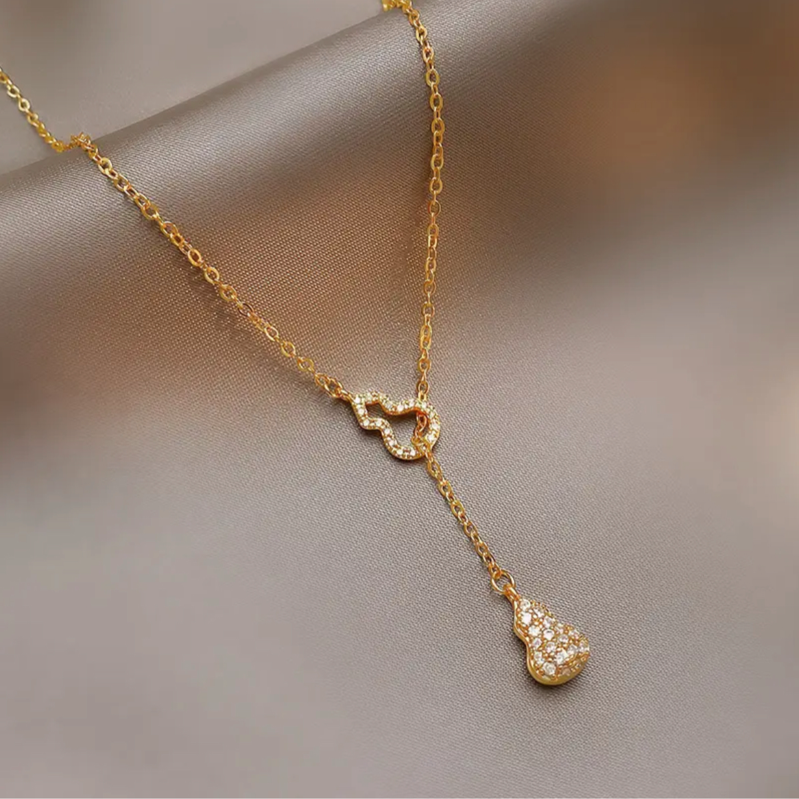 钛钢项链 【星光镂空葫芦】不掉色送女友送老婆送妈妈葫芦项链百搭