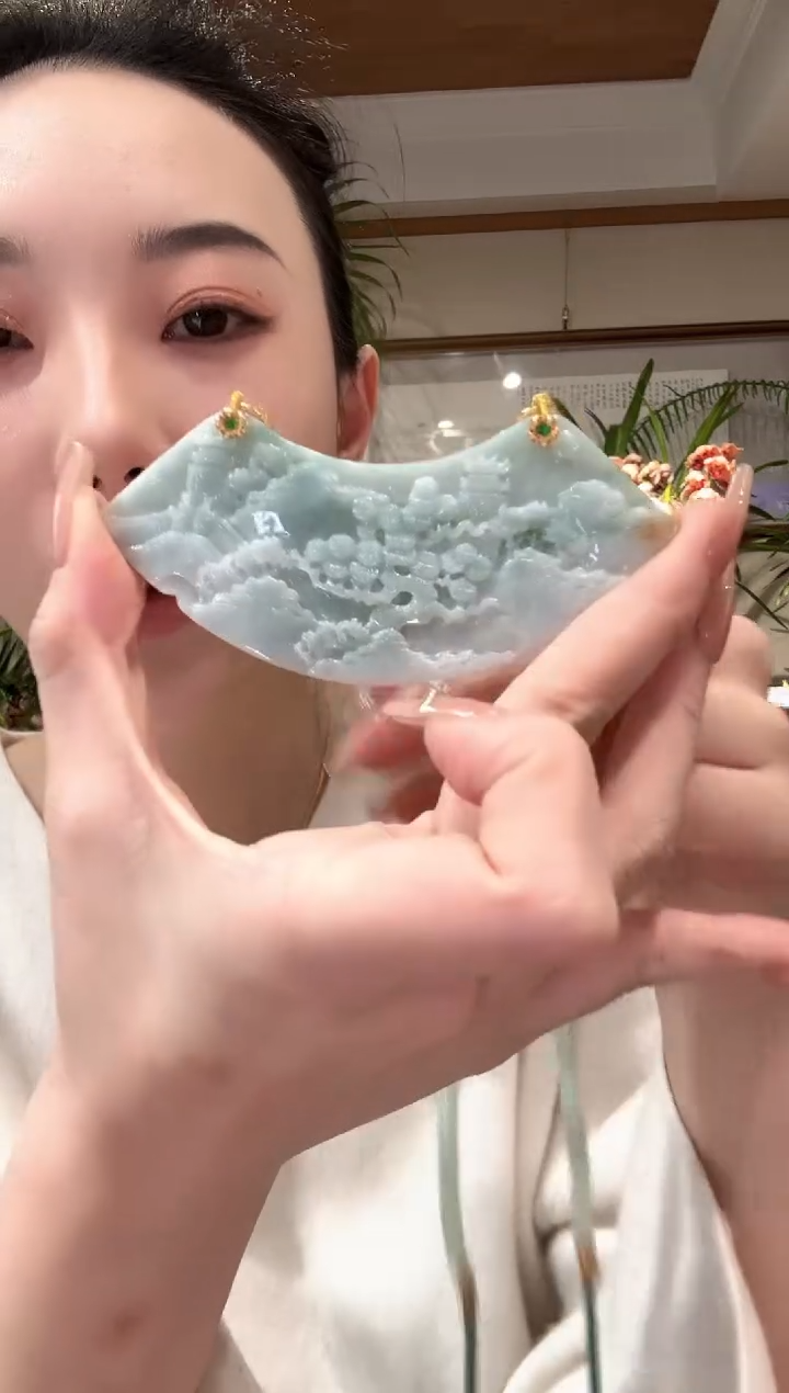 【闪购商品】翡翠颈饰未镶嵌国风