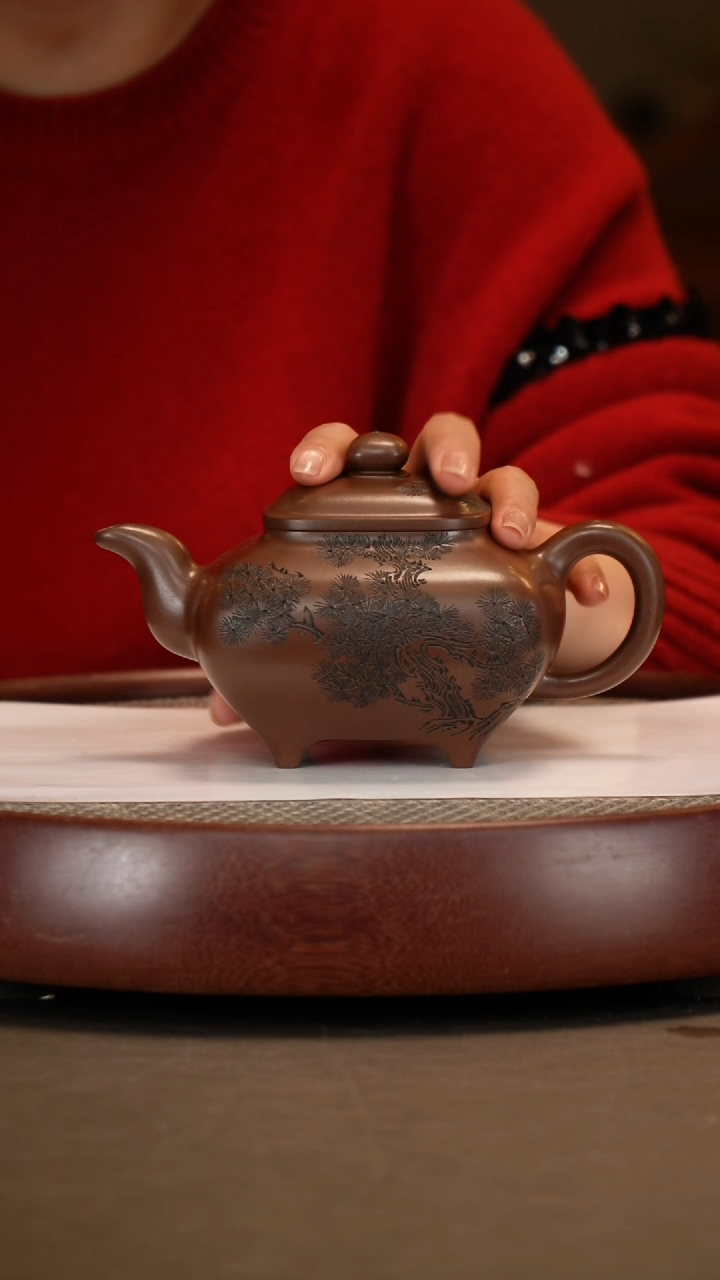 【闪购商品】紫砂茶壶【徐晓梅】紫泥 传炉