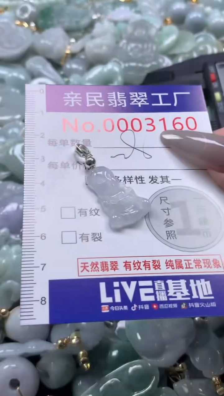 颈饰未镶嵌翡翠3160