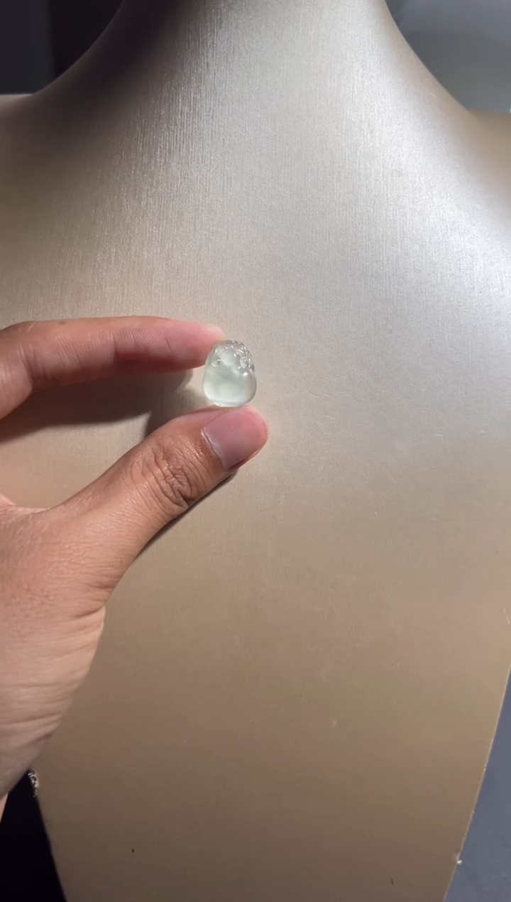 【闪购商品】定制翡翠18K金镶嵌天然缅甸A货翡翠