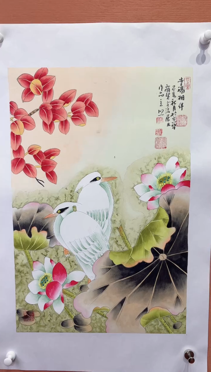国画师立照老师国画作品