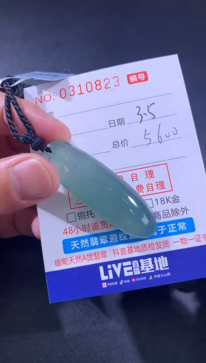 【闪购商品】翡翠颈饰未镶嵌天然A货翡翠