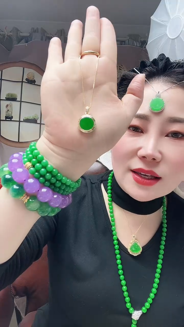 【闪购商品】翡翠颈饰14K金镶嵌X28号