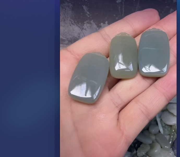 和田玉无事牌吊坠（多样性发一件）（拍一发一）