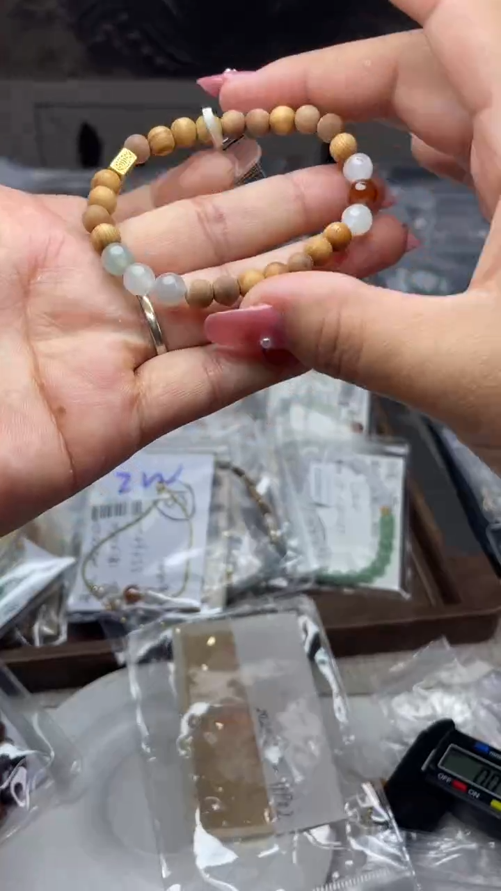 未镶嵌手链翡翠手串
