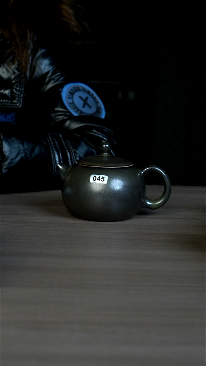 【闪购商品】杯045号茶叶末黑金西施壶微瑕