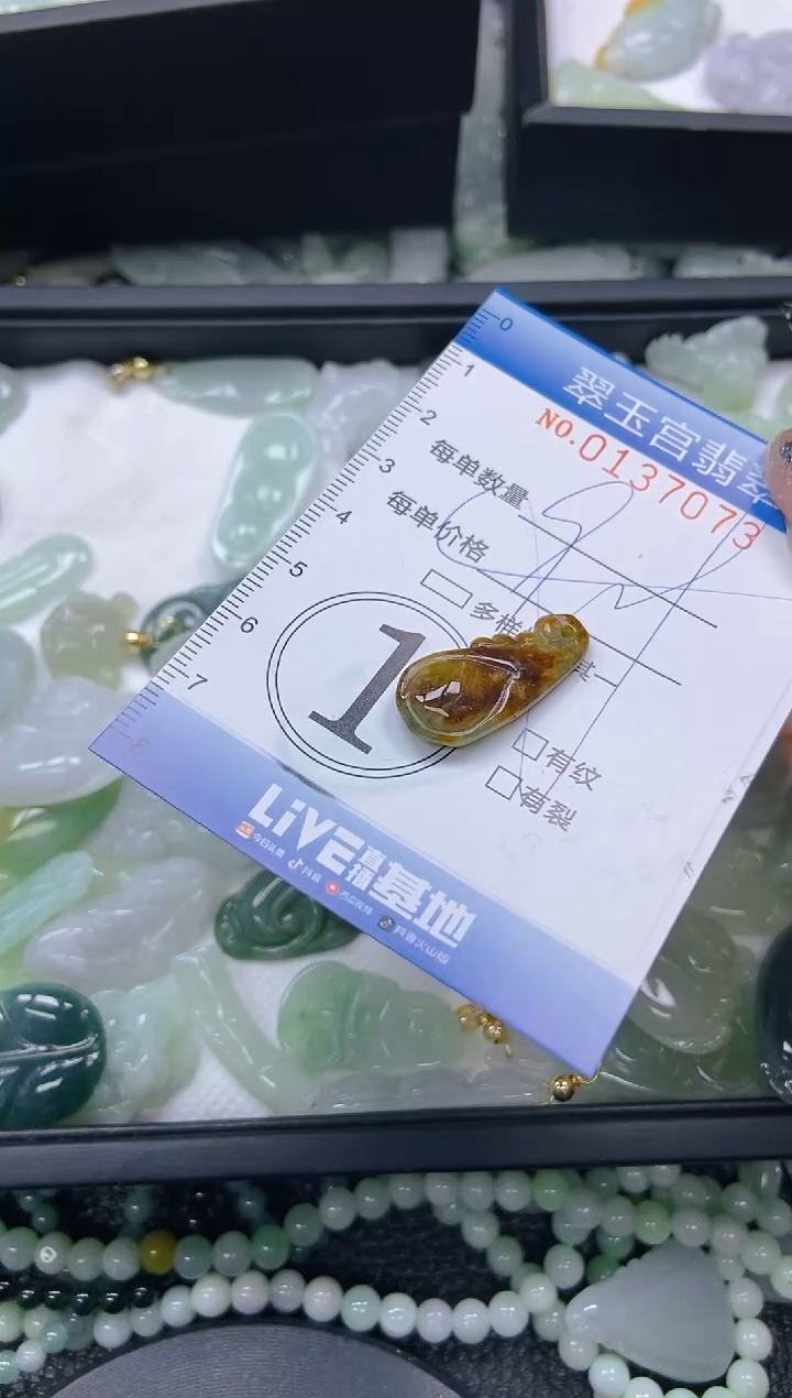 翡翠未镶嵌颈饰闪购0137073