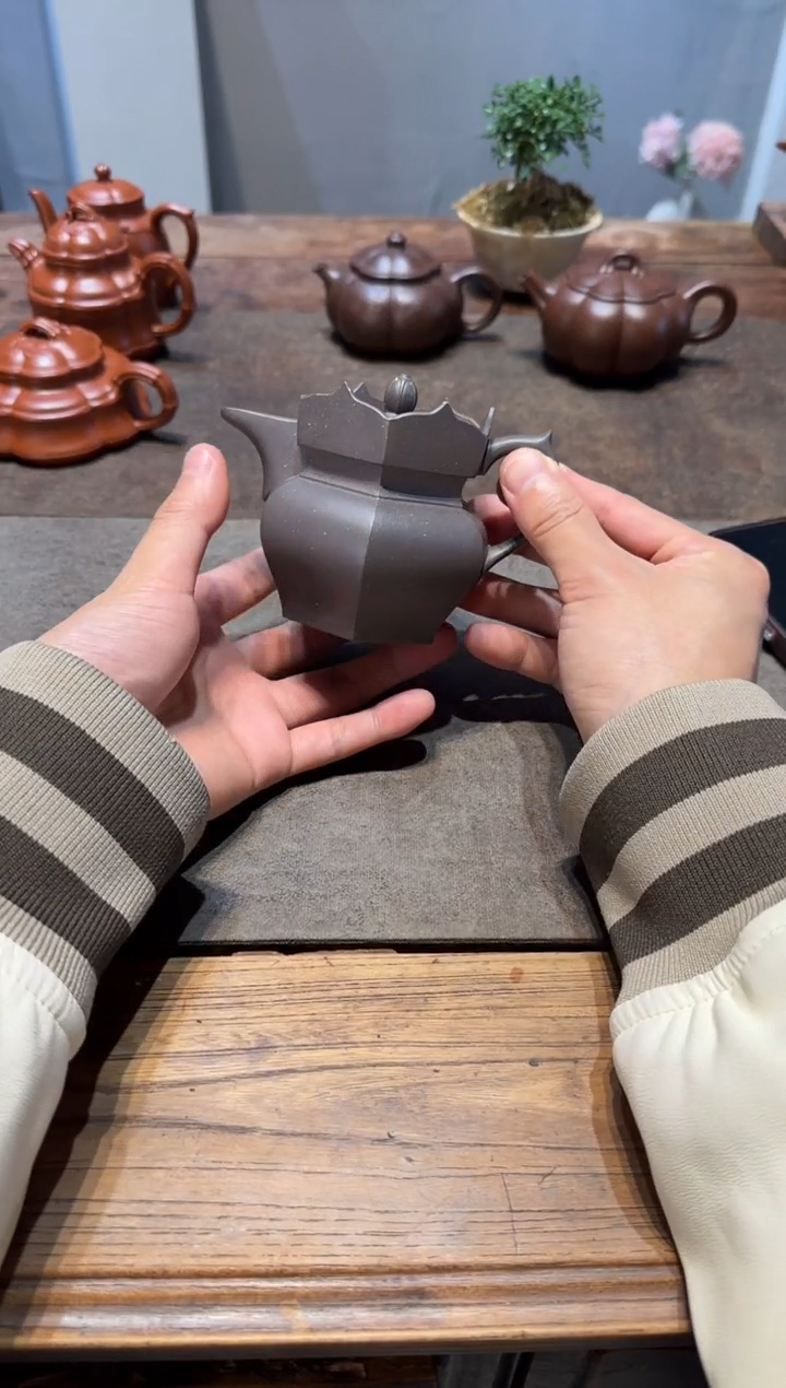 茶壶紫砂安**…天青僧帽 中