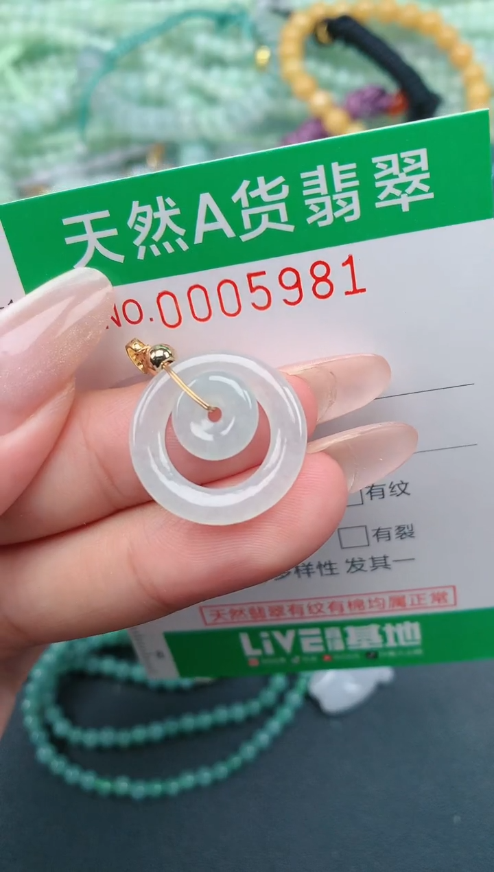 翡翠未镶嵌颈饰.0005981