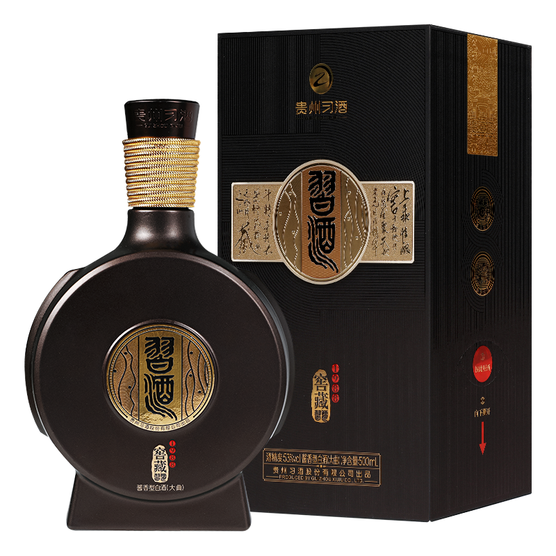 习酒窖藏1988酱香型53度白酒500ml/瓶