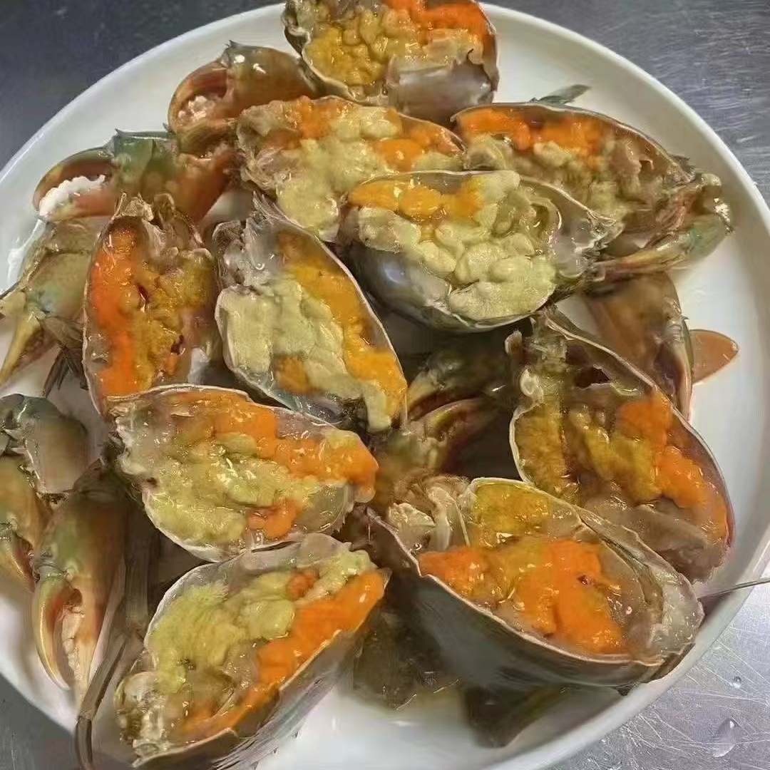 青蟹【现拍现称】江苏黄海青蟹保活到家红鲟膏蟹肉蟹