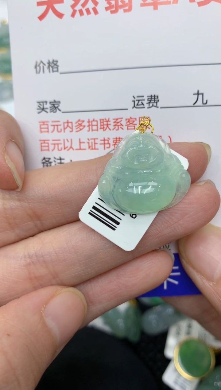 【闪购商品】翡翠颈饰18K金镶嵌111111111
