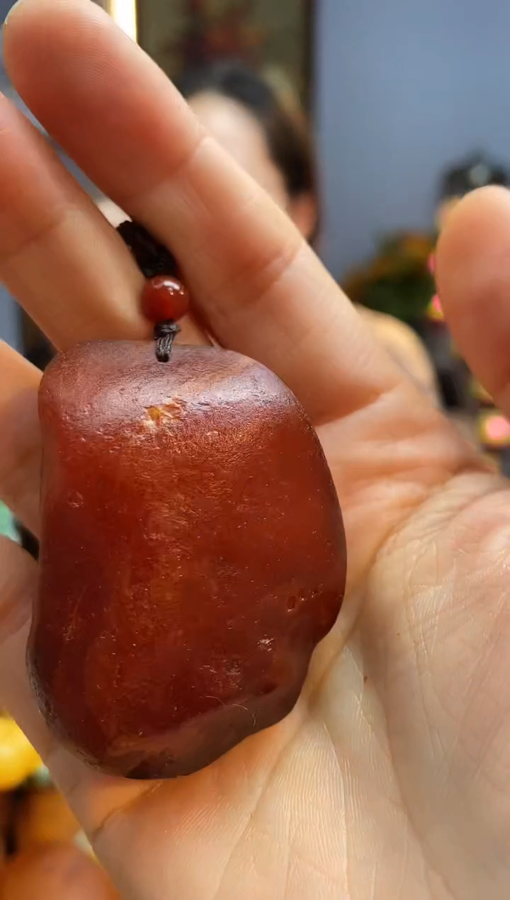 琥珀颈饰未镶嵌吊坠